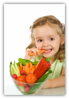 I bambini che sono stati allattati apprezzano maggiormente le verdure