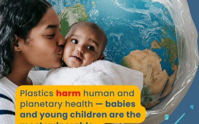 La plastica danneggia la salute umana e planetaria. Neonati e bambini piccoli sono i più vulnerabili
