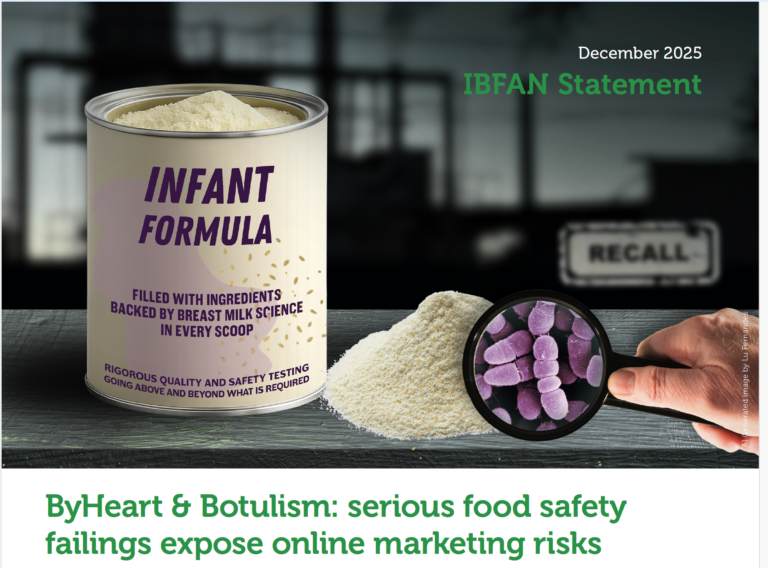 Focolaio di botulismo spinge a nuovi lavori sulle linee guida Codex per le formule per lattanti